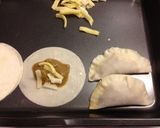 リメイク☆カレーチーズの揚げ餃子作り方3写真