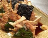 ＊牛蒡と豚挽肉の磯辺焼き＊作り方4写真