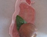 椎茸肉巻き クリームチーズバジル作り方1写真