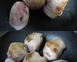 椎茸肉巻き クリームチーズバジル作り方3写真