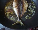 刻みレモンと焼きアジのパスタ 香草仕立て作り方4写真