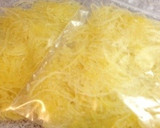 そうめんかぼちゃの胡麻マヨ和え♡作り方8写真