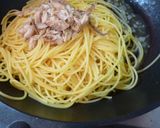 刻みレモンと焼きアジのパスタ 香草仕立て作り方8写真