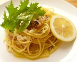 刻みレモンと焼きアジのパスタ 香草仕立て作り方9写真