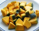 麻婆南瓜作り方1写真