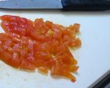 トマトの湯むき and 種取り角切り作り方7写真