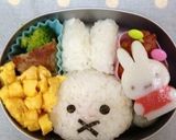 キャラ弁☆ミッフィーちゃん♪作り方1写真