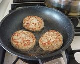 豆腐ハンバーグのクリームシチュー添え♬作り方7写真