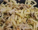 豚キムチうどんのお好み焼き作り方2写真