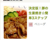 決定版！豚の生姜焼き☆簡単3ステップ作り方6写真