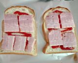 ベーコン&チーズトースト🍞作り方2写真
