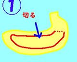 バナナボートの作り方作り方1写真