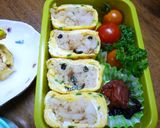ホタテごはん入り　厚焼き卵弁当作り方7写真