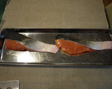 えのきバターソース鮭のムニエル作り方1写真