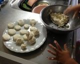 こどもと作るおやつ^_^豆腐月見だんご作り方4写真