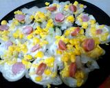 ウィンナー＆コーンたこ焼き作り方1写真