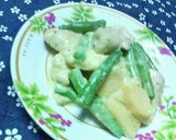カレーな筍とササミの☆クリーム煮作り方6写真