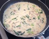 ランチ★豚肉とキャベツのクリームパスタ作り方4写真