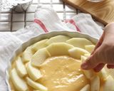 アップルクーヘン(ﾎｯﾄｹｰｷﾐｯｸｽ)作り方3写真