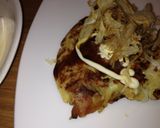 焼き鳥Xお好み焼き作り方8写真