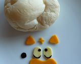 キャラ弁♪白パンde獅子丸作り方1写真