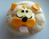 キャラ弁♪白パンde獅子丸作り方2写真