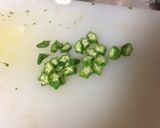 モロヘイヤとオクラの山葵醤油和え作り方4写真