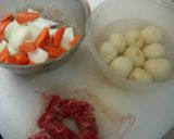 我が家の定番!!肉じゃが作り方1写真