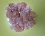鶏肉ときのこ炒め・炒り卵のせ作り方2写真