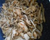 鶏肉ときのこ炒め・炒り卵のせ作り方9写真