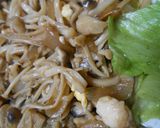 鶏肉ときのこ炒め・炒り卵のせ作り方10写真