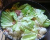 キャベツとベーコンのチャーハン生姜風味作り方4写真