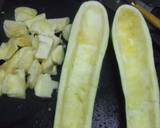 ジューシィ☆ズッキーニの肉詰めチーズ焼き作り方4写真