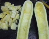 ジューシィ☆ズッキーニの肉詰めチーズ焼き作り方4写真