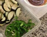 常備菜＊茄子とピーマンの味噌炒め作り方1写真