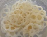 レンジで簡単！お弁当に蓮根と人参の甘酢煮作り方1写真