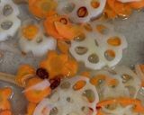 レンジで簡単！お弁当に蓮根と人参の甘酢煮作り方4写真