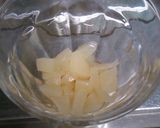 ちょっぴり大人の桃色桃ゼリー作り方1写真