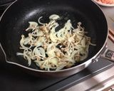 ☆鮭とほうれん草ときのこのクリームスパ☆作り方5写真