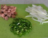 お好み焼きピザ作り方1写真