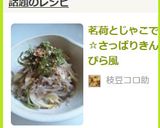 茗荷とじゃこで☆さっぱりきんぴら風作り方6写真