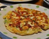 お好み焼きピザ作り方5写真