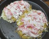 日清お好み焼き粉で広島風お好み焼～♪作り方3写真