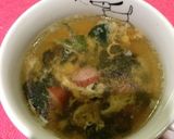 空芯菜 中華スープ作り方2写真