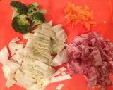洋風焼きそば（白ワインソース）作り方2写真