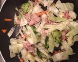 洋風焼きそば（白ワインソース）作り方3写真