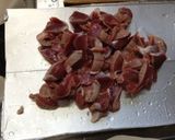 砂肝としらす干しの炒めもの作り方1写真