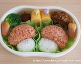 キャラ弁＊秋にピッタリ♥きのこちゃん作り方3写真