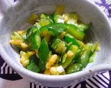 大人かわいいピンク♡枝豆と紅生姜ご飯弁当作り方6写真