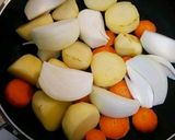 圧力鍋でトロトロ牛すじビーフシチュー作り方3写真